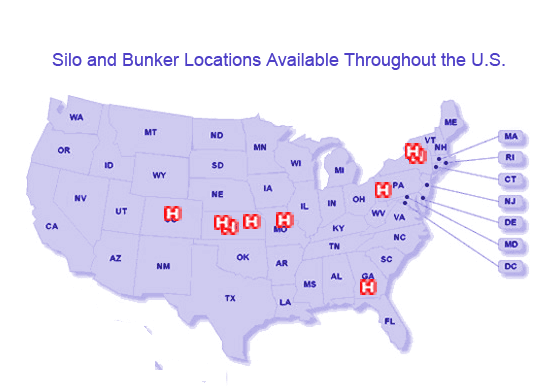 Nuclear Missile Silos In Us Silo And Bunkers Map