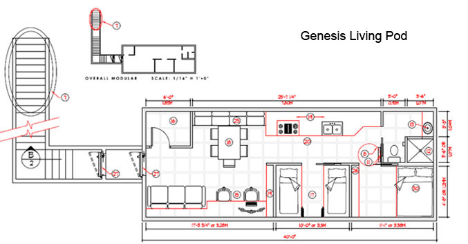 Genesis Series Shelters Hardened, Underground Living Pods