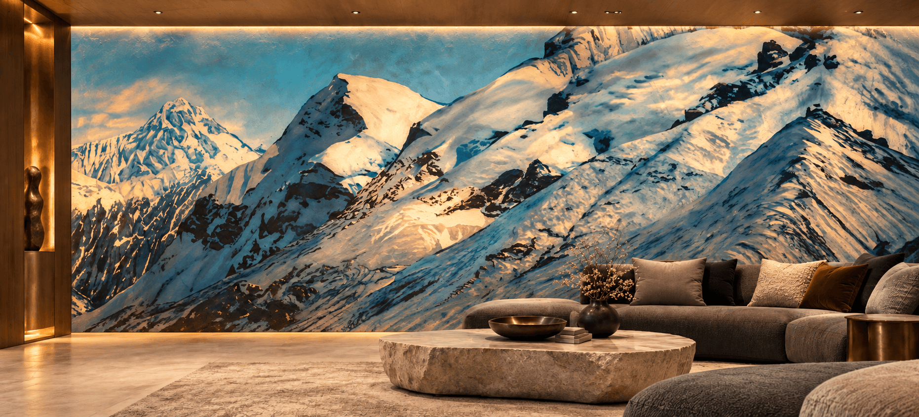 Jewel of Space - Bunker Mural - Mountains