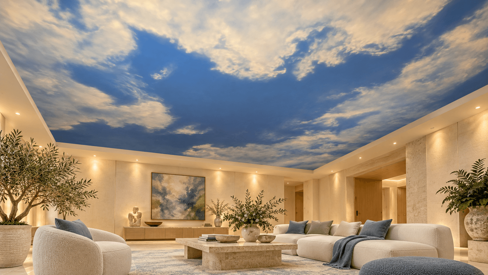 Jewel of Space - Bunker Mural - Sky Ceiling